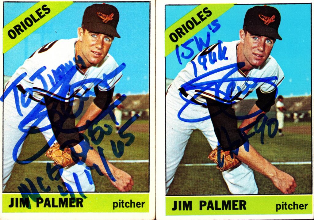 Palmer broke in as a 19-year-old in 1965; the next season he was a 15-game winner