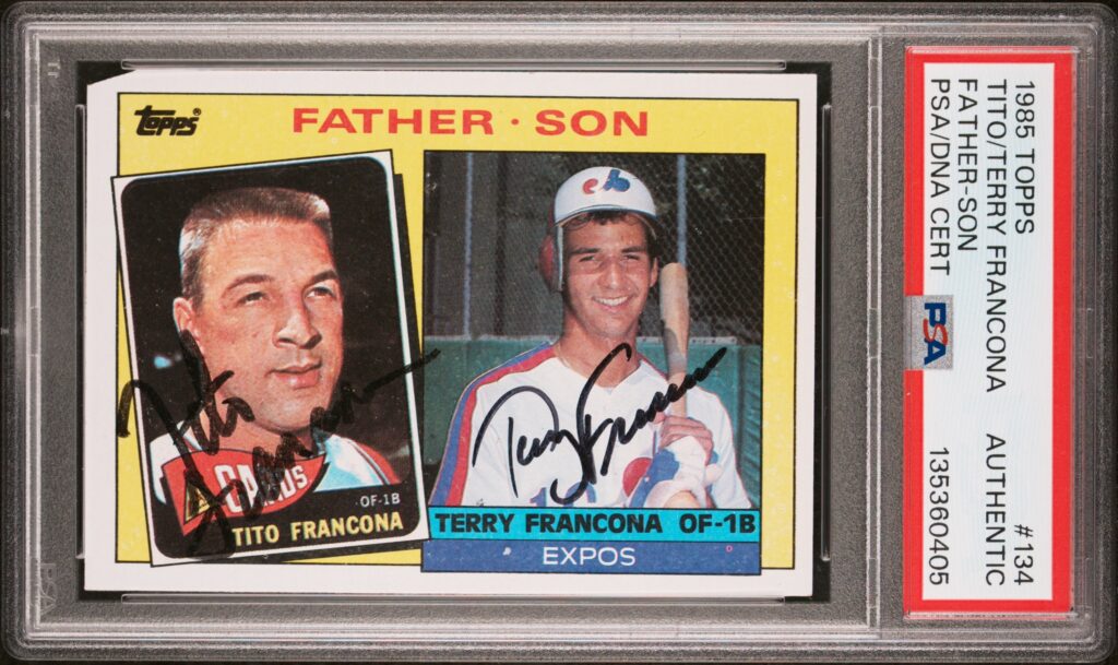 Terry Francona and his father Tito combined to play 25 seasons in the big leagues