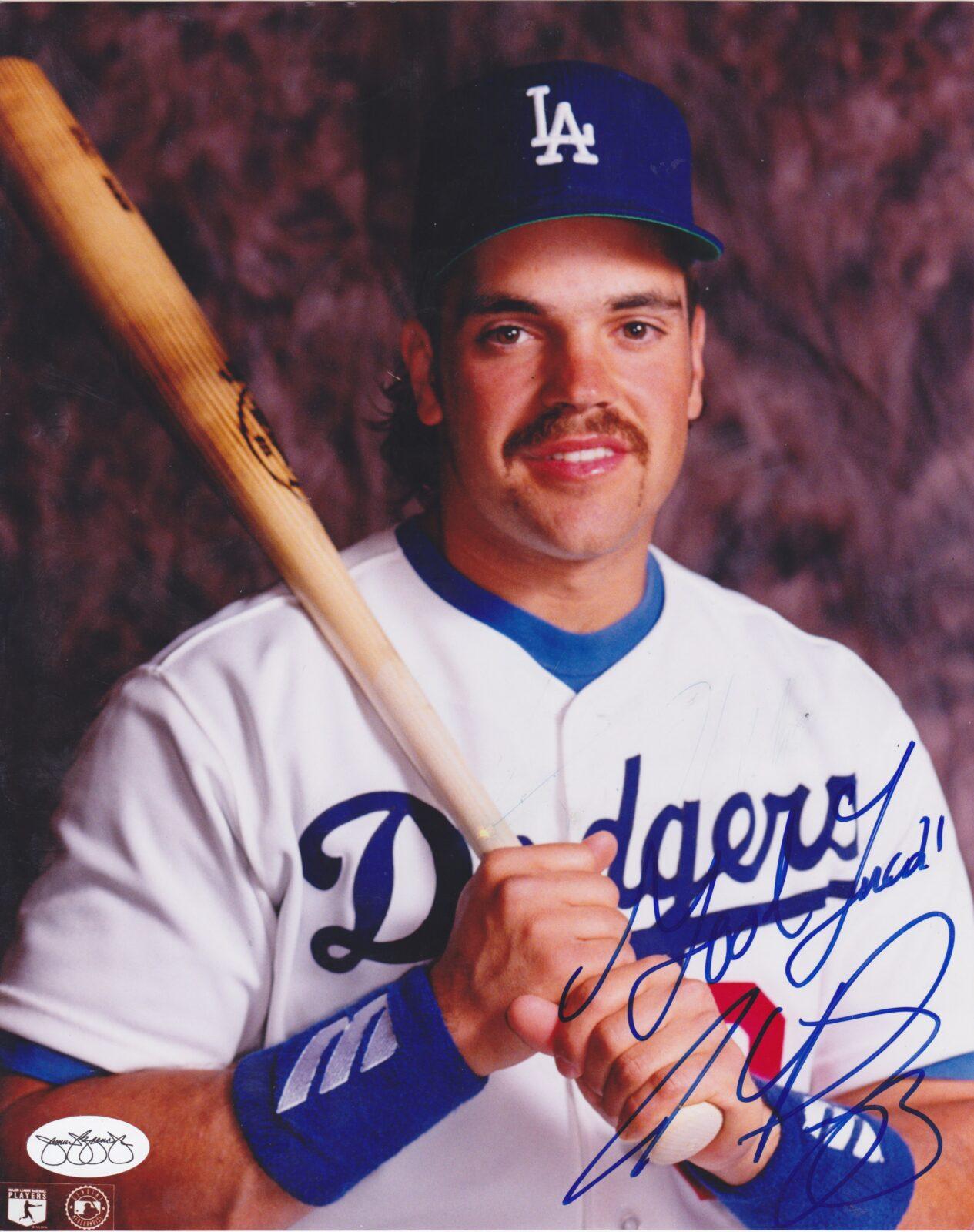 MIKE PIAZZA 8X10 PHOTO LOS ANGELES DODGERS BASEBALL PICTURE MLB