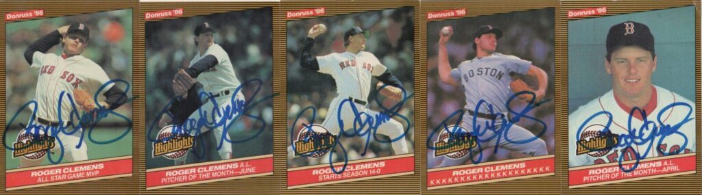 Clemens won the first of his record 7 Cy Young Awards in 1986