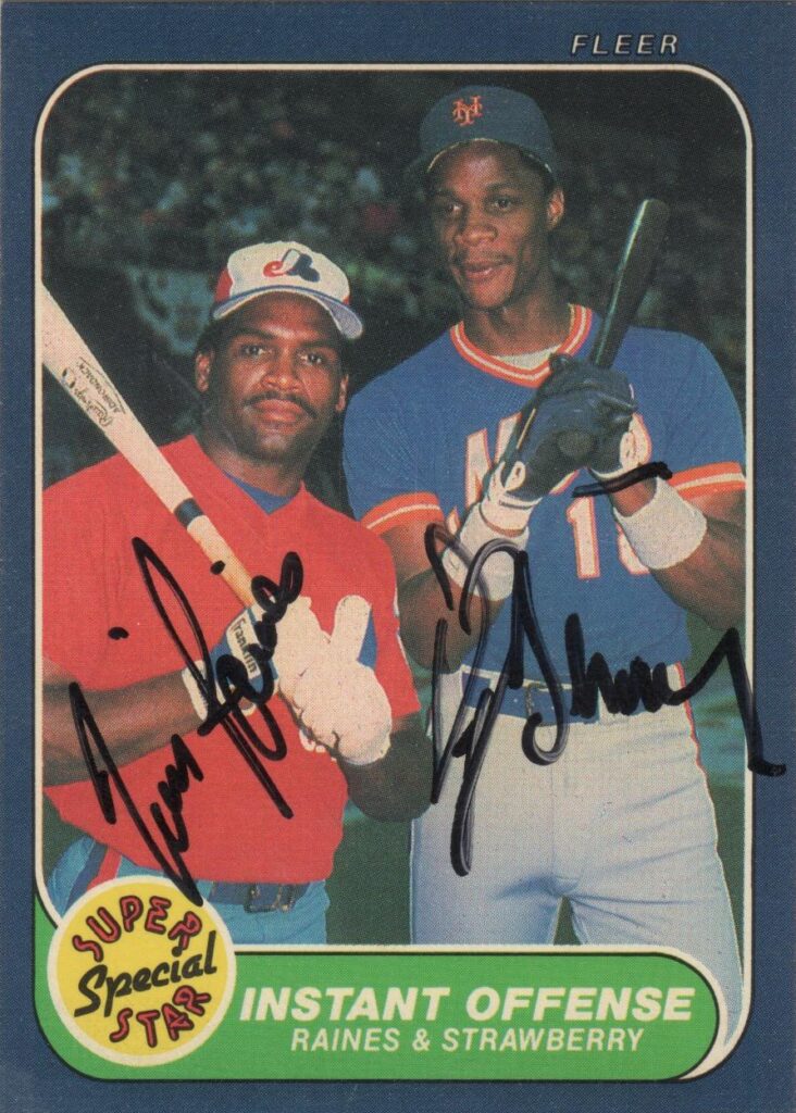 In 1986 Tim Raines and Darryl Strawberry provided their teams instant offense.
