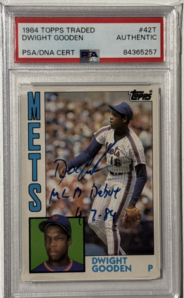 The Mets selected Gooden with the fifth-overall pick in the 1982 draft
