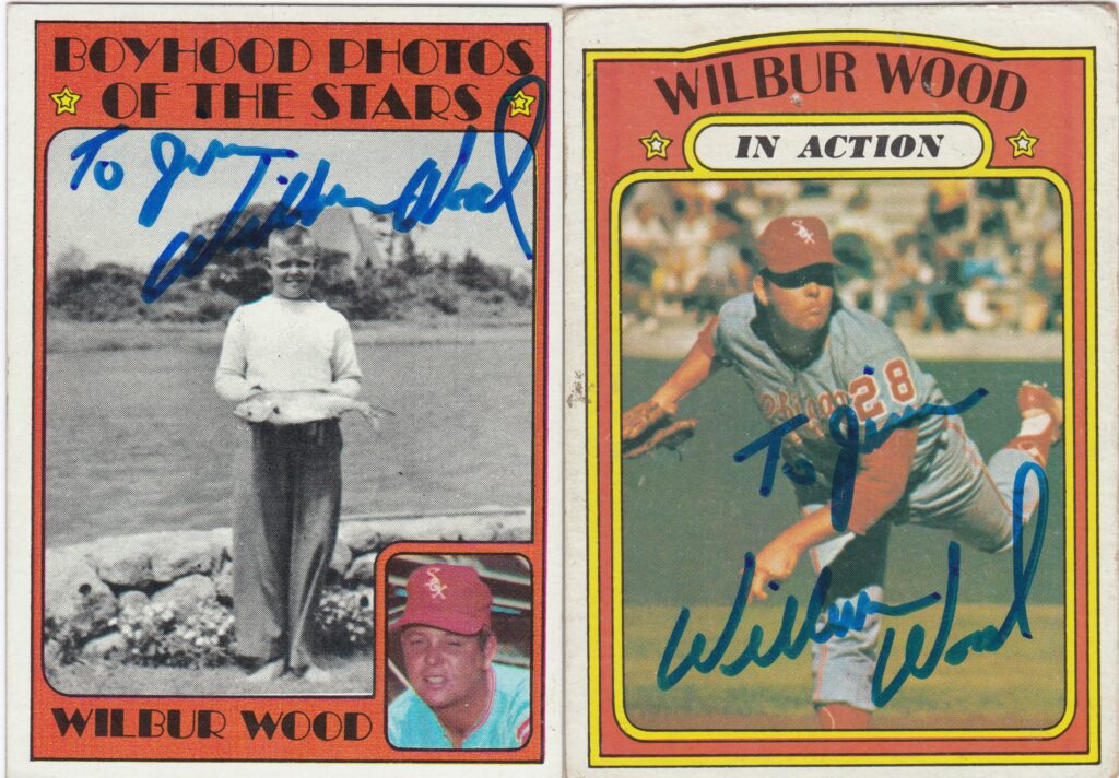 The trajectory of Wilbur Wood's career changed after refining his knuckleball with the help of Hoyt Wilhelm