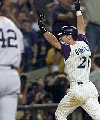 Luis Gonzalez Arizona Diamondbacks 2001 Home Baseball 