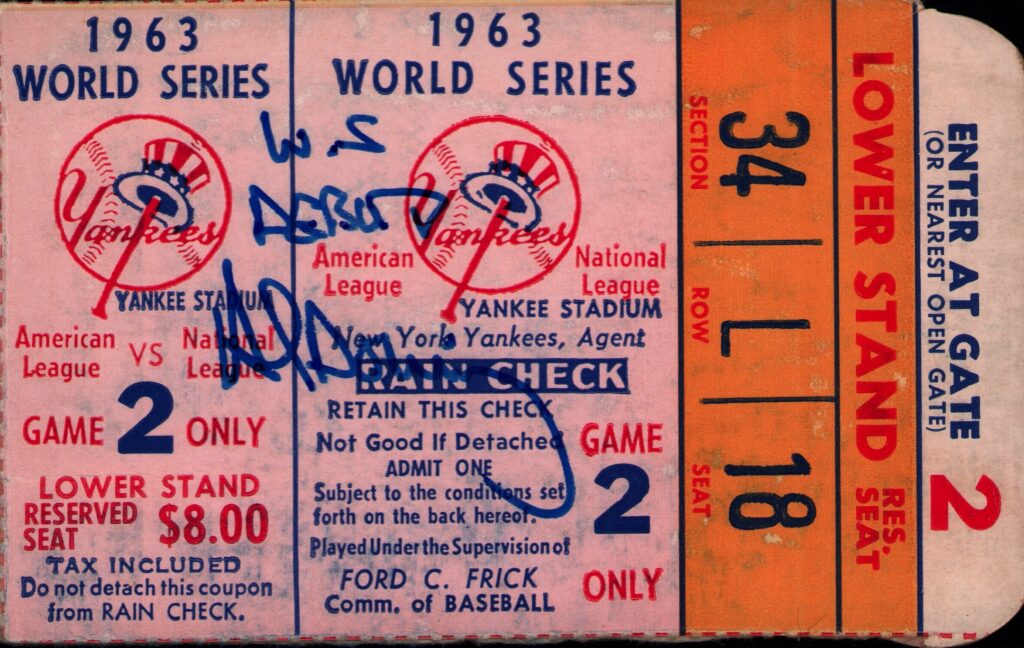 Al Downing's first full big league season included a World Series appearance in 1963