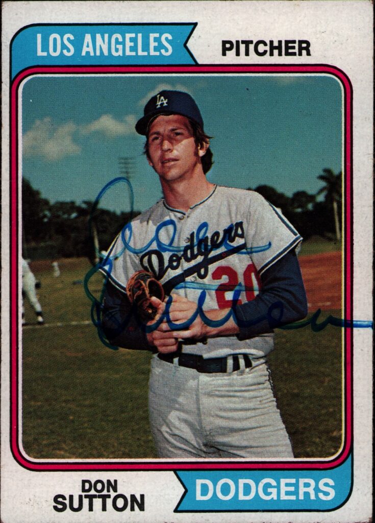 in 1978 Don Sutton tied Drysdale's Dodger record of seven Opening Day starts