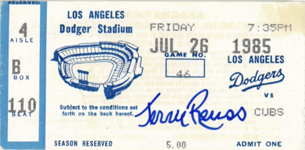 On July 26, 1985 Reuss tied or passed 7 Hall of Fame pitchers on the all-time shutout list