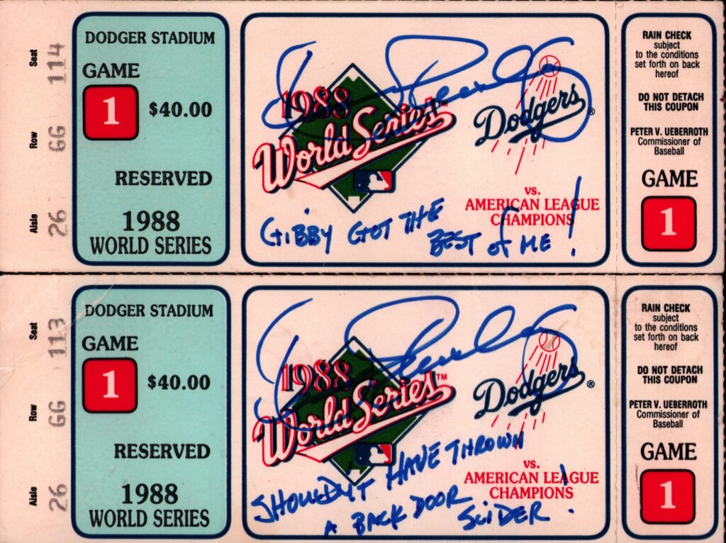 Tommy's second title was keyed by a Dodger scouting report on Dennis Eckersley