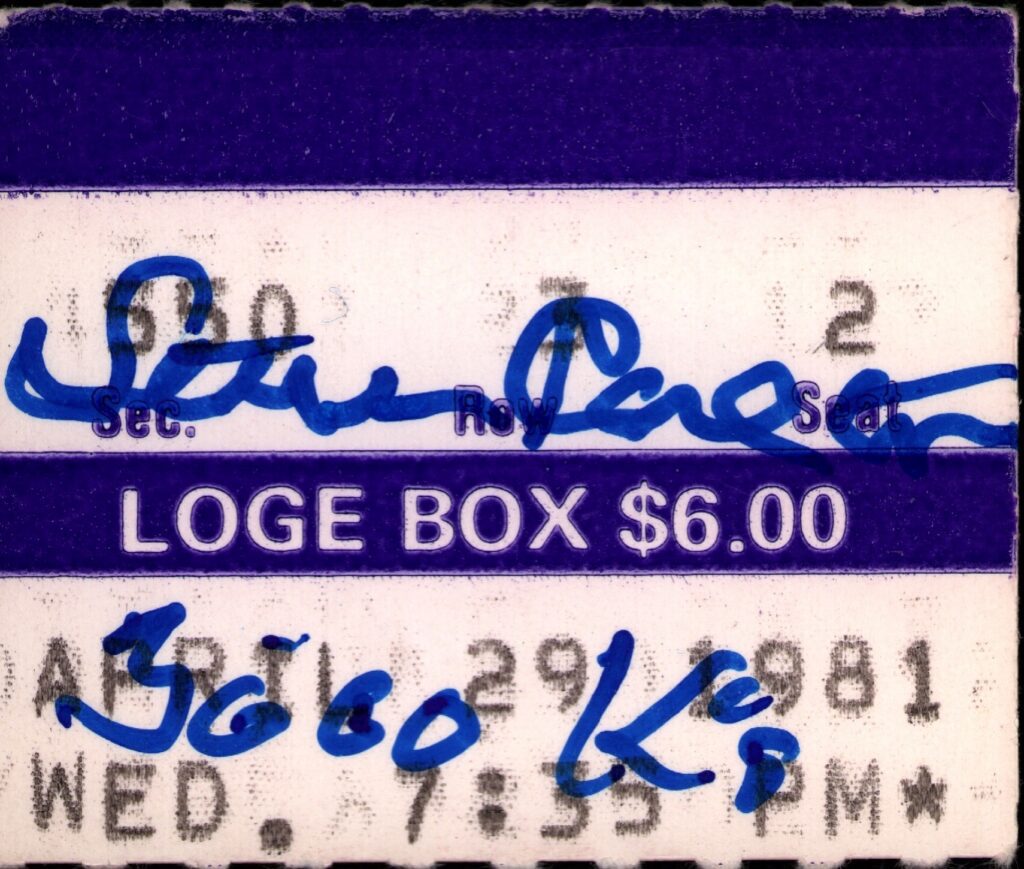On April 29, 1981 Steve Carlton became the sixth member of the 3,000-strikeout club