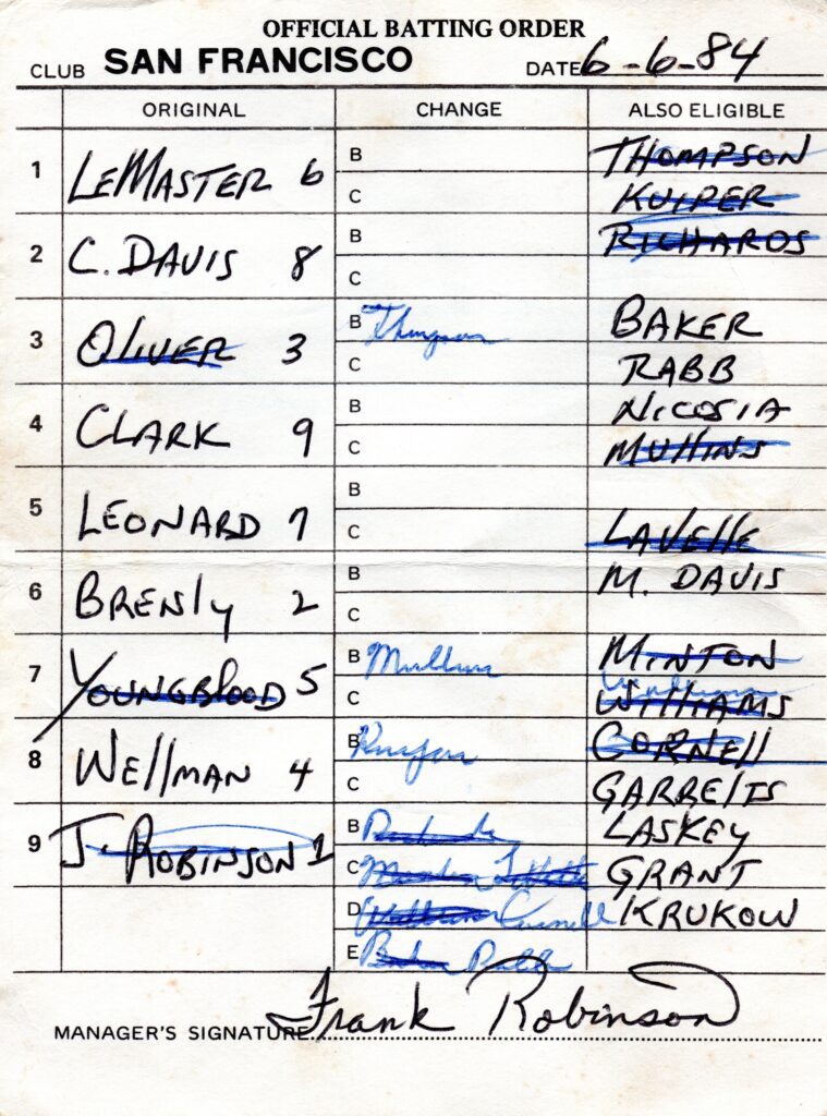 Robinson made history as baseball's first African-American manager