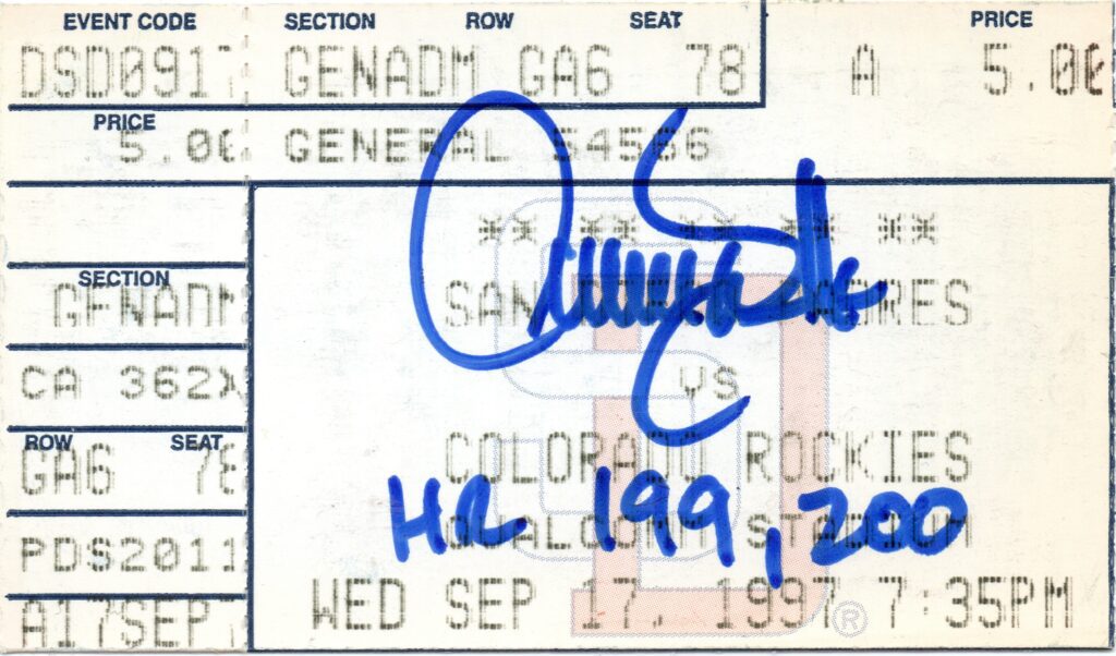 On September 17, 1997 Walker slammed two dingers including his the 200th of his career 
