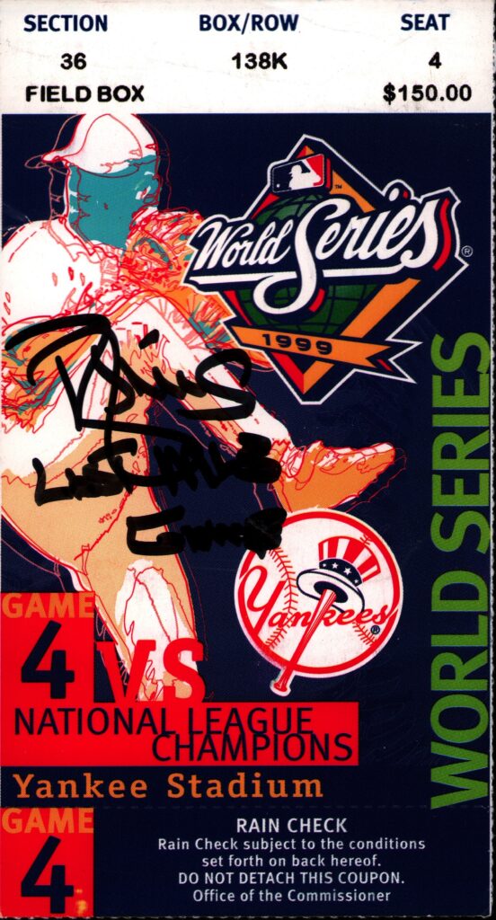 In his last big league game, Strawberry celebrated a World Series sweep over the Braves