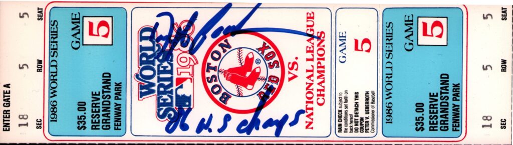 In the 1986 World Series Carter had two homers and nine runs batted in for the champs