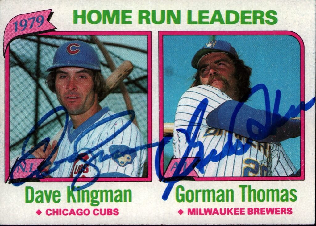 Kingman finished in the top-5 in home runs five times, topping his league twice