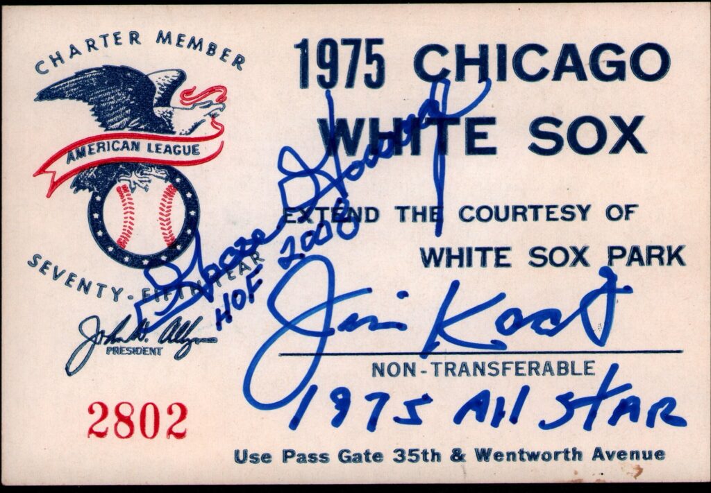Gossage was selected to the All Star Game In his first full big league season of 1975