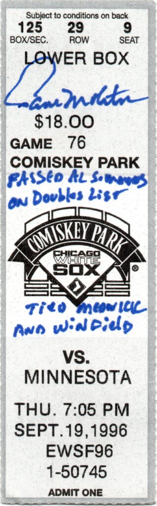 When Winfield retired only 15 hitters had more doubles