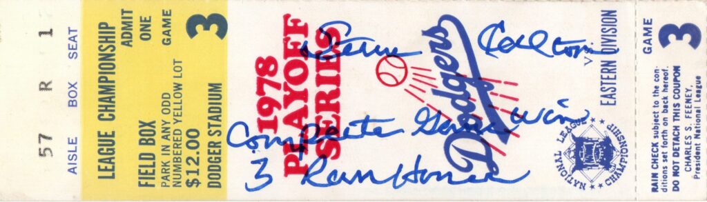 The Phillies reached the NLCS in '76, '77, and '78 but won only two games - both were Carlton starts