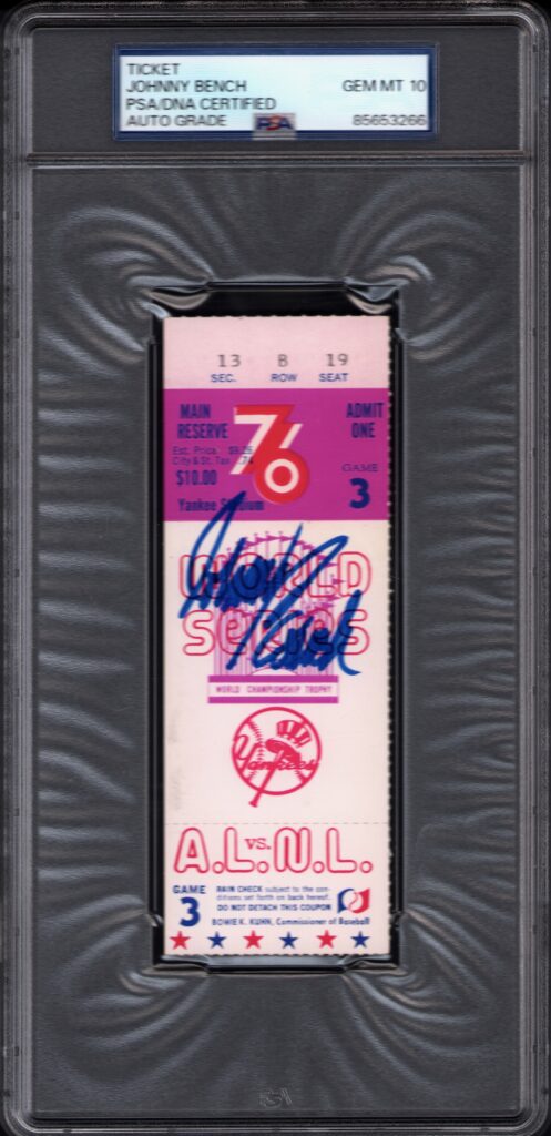 The Reds repeated as champs in '76 behind the play of World Series MVP Johnny Bench