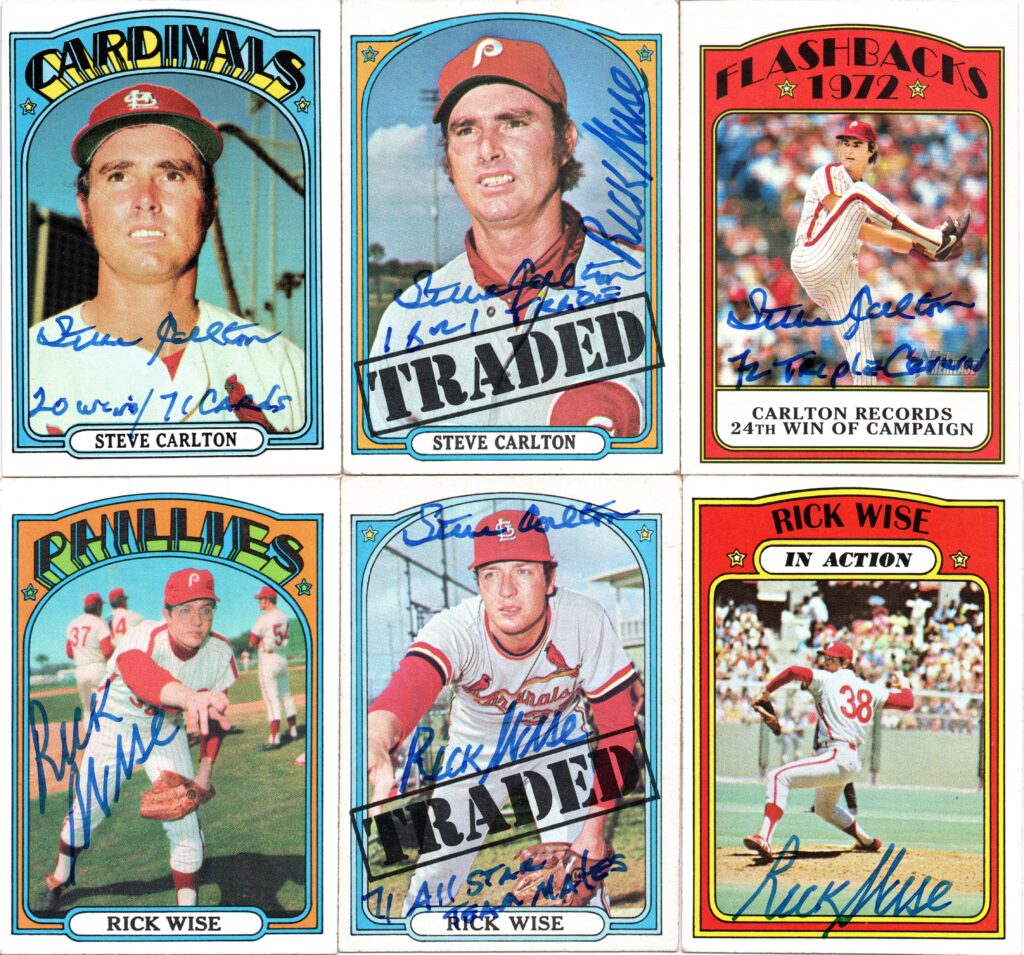A contract squabble led St. Louis to trade Carlton to the Phillies in 1972 during spring training