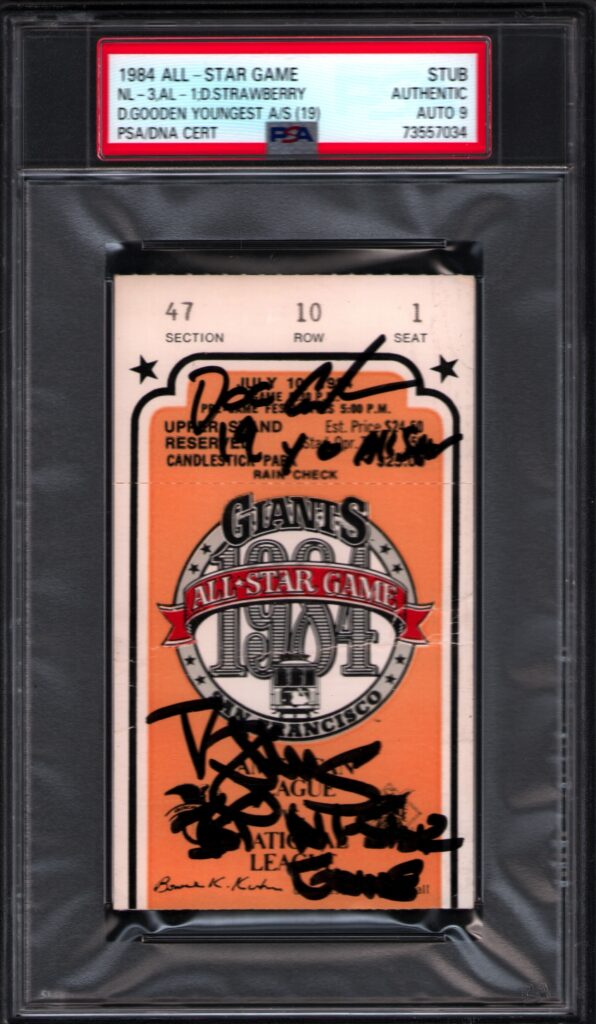 Darryl Strawberry was voted into the starting lineup for the 1984 All Star Game