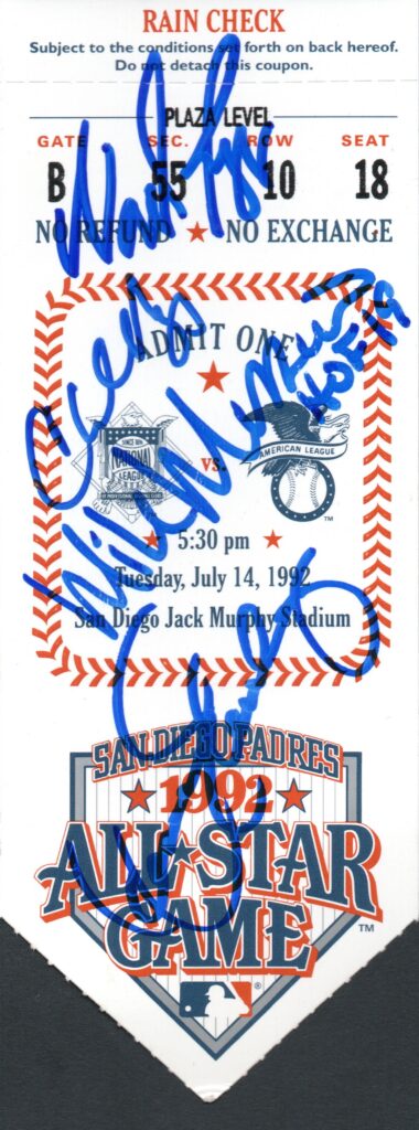 In 1992 Boggs made his 9th straight All Star team