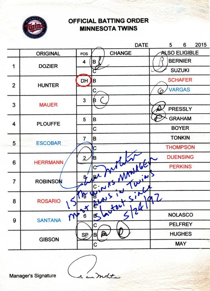 Molitor announced and coached before managing the Twins from 2015-2018