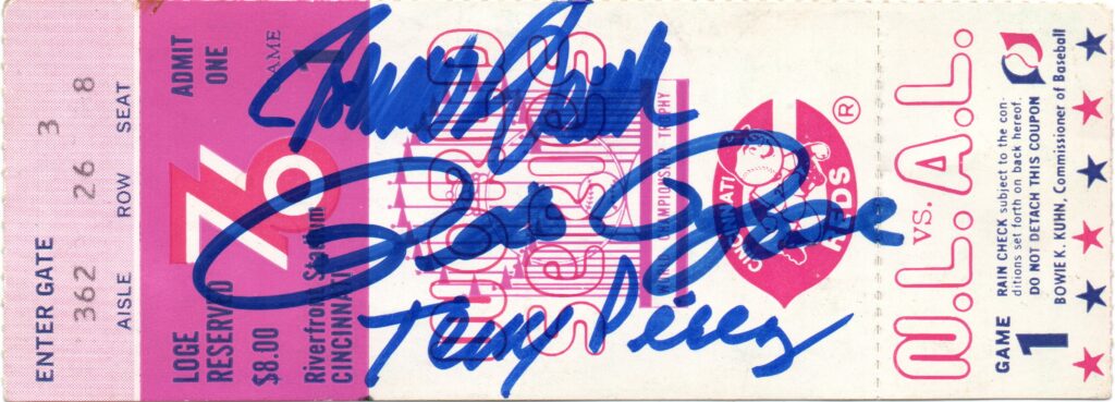 The Cincinnati stars led the way in a 1976 Game 1 World Series victory at Riverfront Stadium