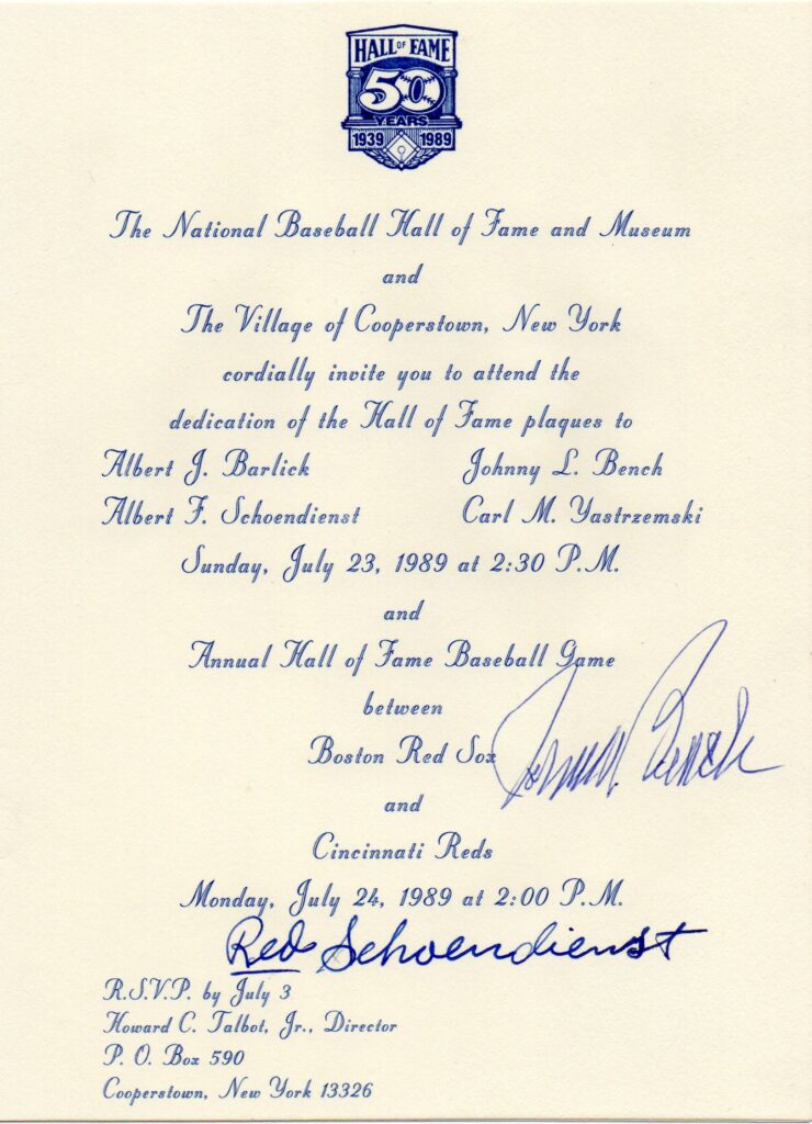 Carl Yastrzemski was a first-ballot selection for the Baseball Hall of Fame